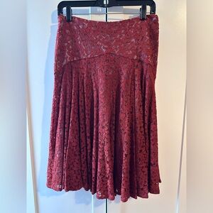Anthropologie Lace Skirt